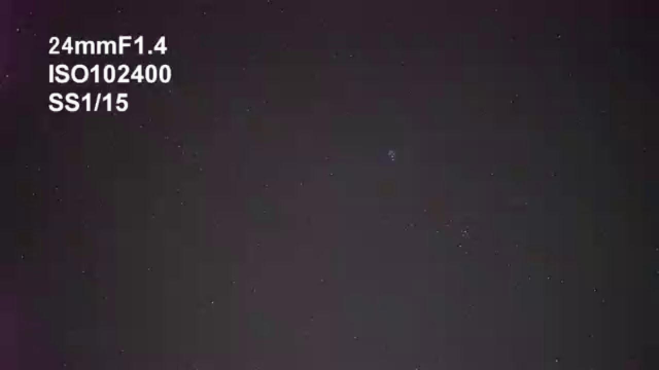&alpha;7S2による星空動画テスト151207