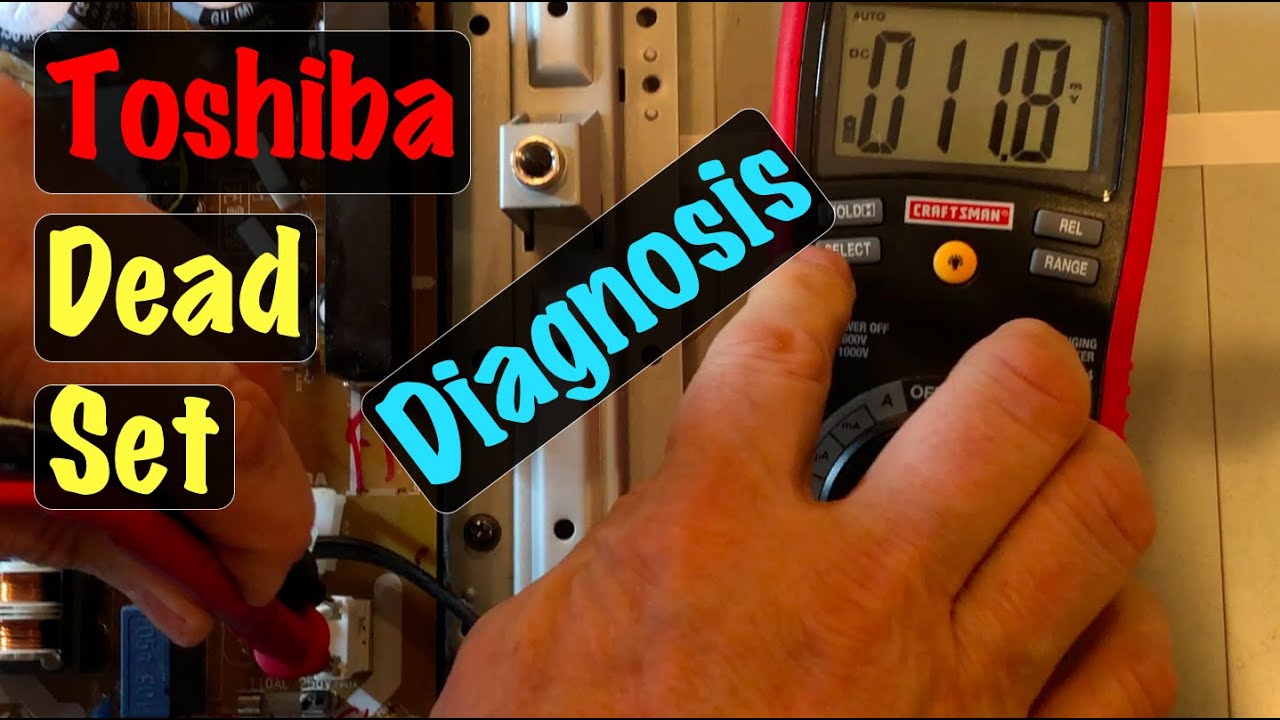 Toshiba Regza LCD TV DEAD SET No Power Circuit Diagnosis & Board Level Repair (55ZV650U and others)