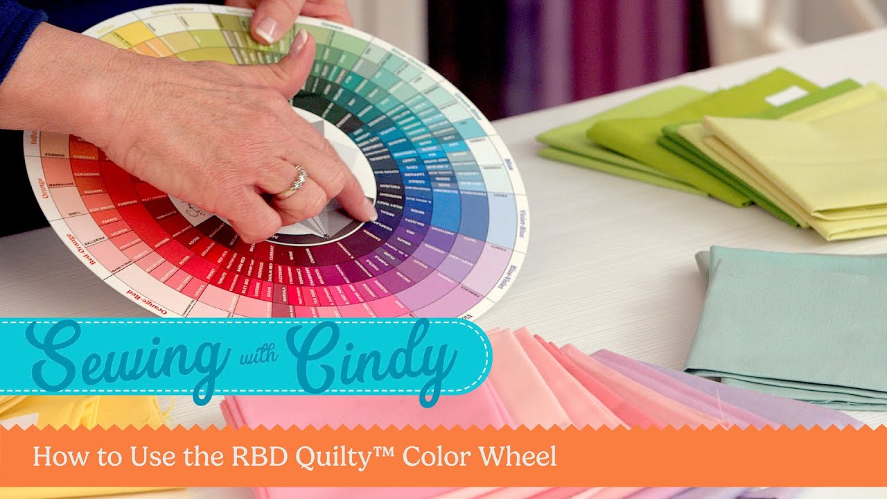 Color Theory choosing fabrics using the Quilty&trade; Color Wheel