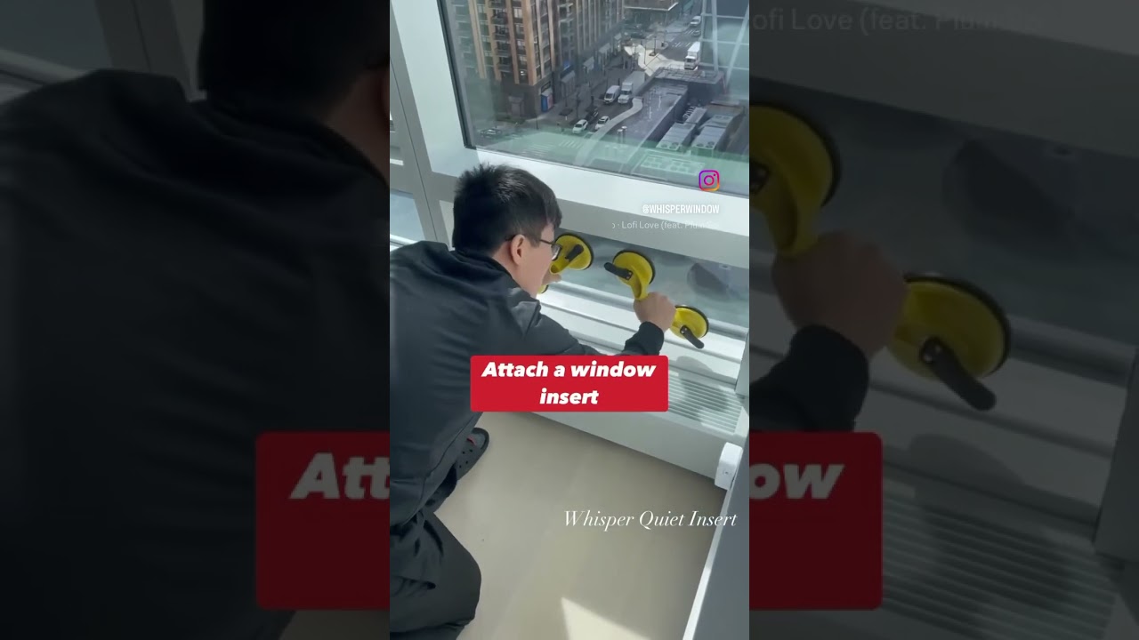 How to install a soundproofing window insert with Whisper Window