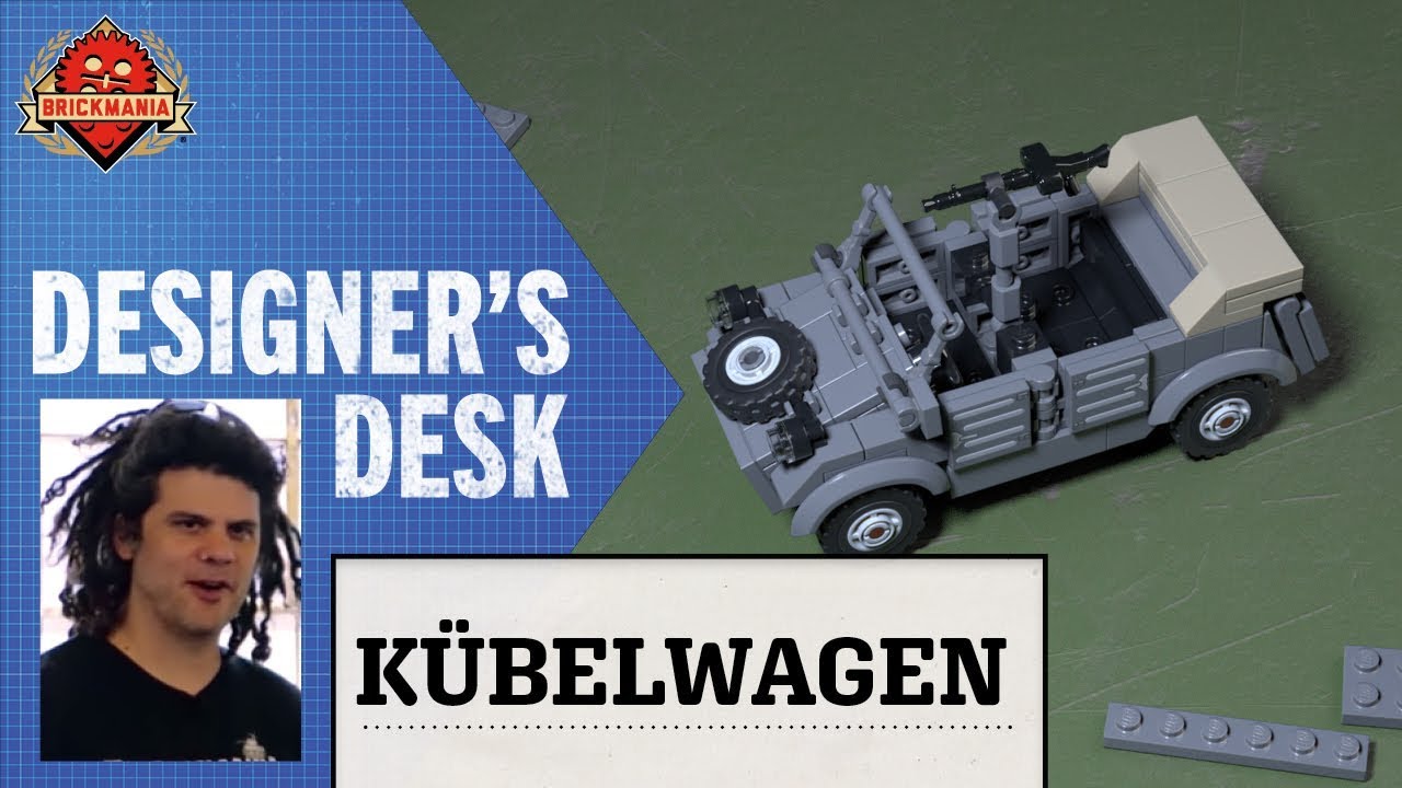 At The Designer’s Desk - Kubelwagen - Custom Military Lego