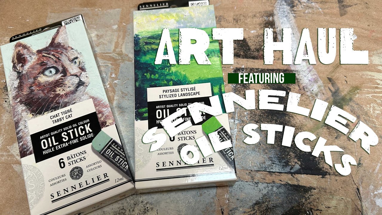 Art Haul - Sennelier Oil Sticks Unboxing