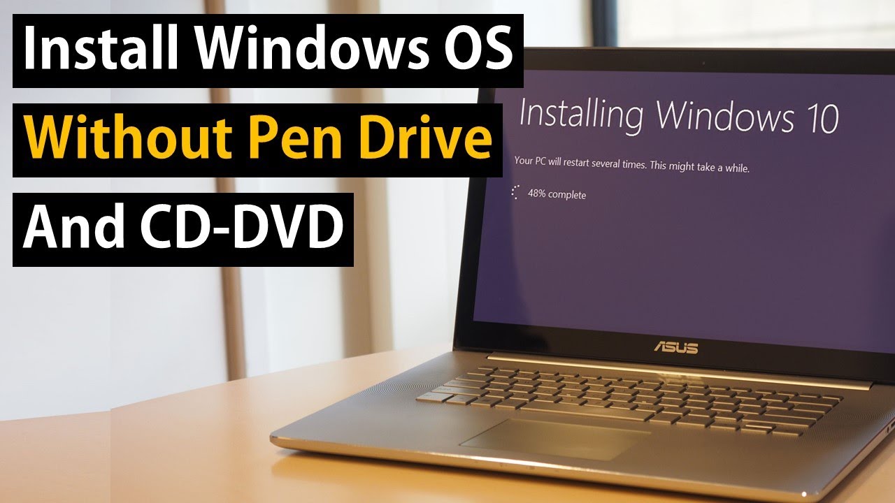 🚀 How to Install Windows Operating System without Bootable Pen Drive or CD, DVD