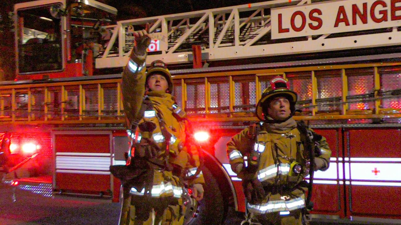 LAFD High Rise Fire: FS61 (Miracle Mile) 12.23.22