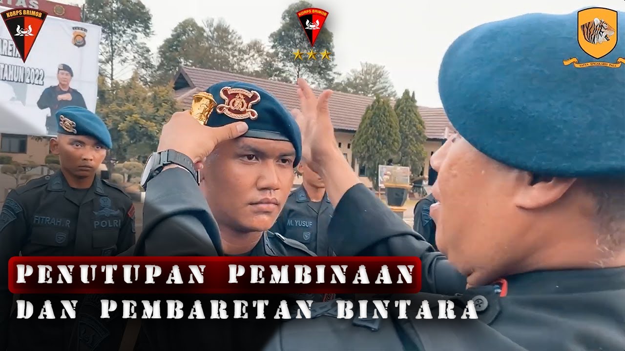 Penutupan Pembinaan dan Pembaretan Bintara Remaja Satbrimobda Jambi