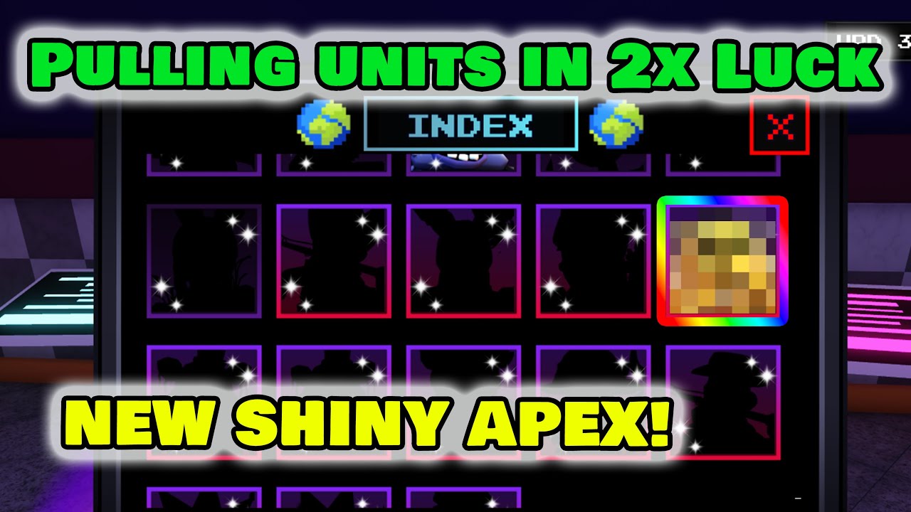 WE PULL A SHINY APEX | Opening gifts for the Index FNTD Roblox