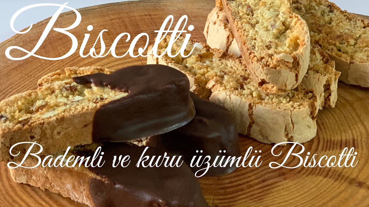 İtalyan efsanesi Biscotti tarifi: Selanik gevreği - Bademli ve üzümlü Biscotti - Almond Biscotti