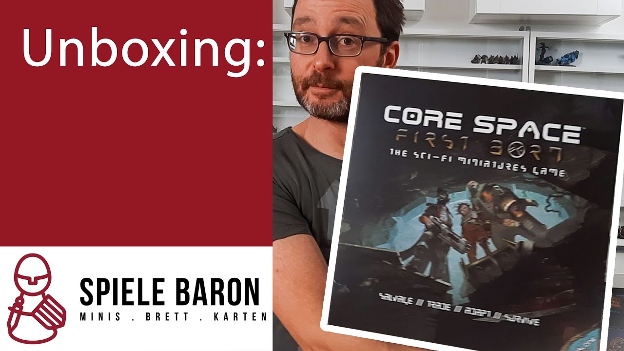 Core Space - First Born: Was ist drin? Das Miniaturen Brettspiel ausgepackt! | Science Fiction