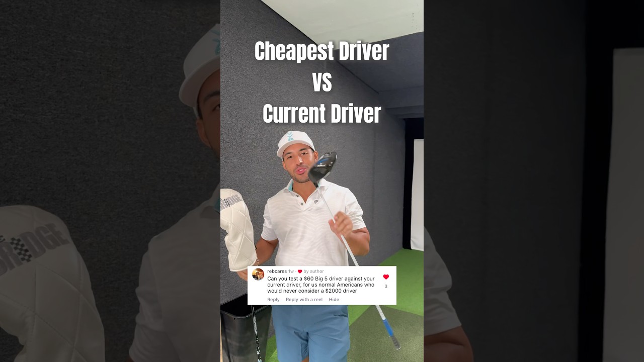Cheapest Driver VS Current Driver | Is It Worth The Money?!  #golf #golfswing #golfer #golfskill