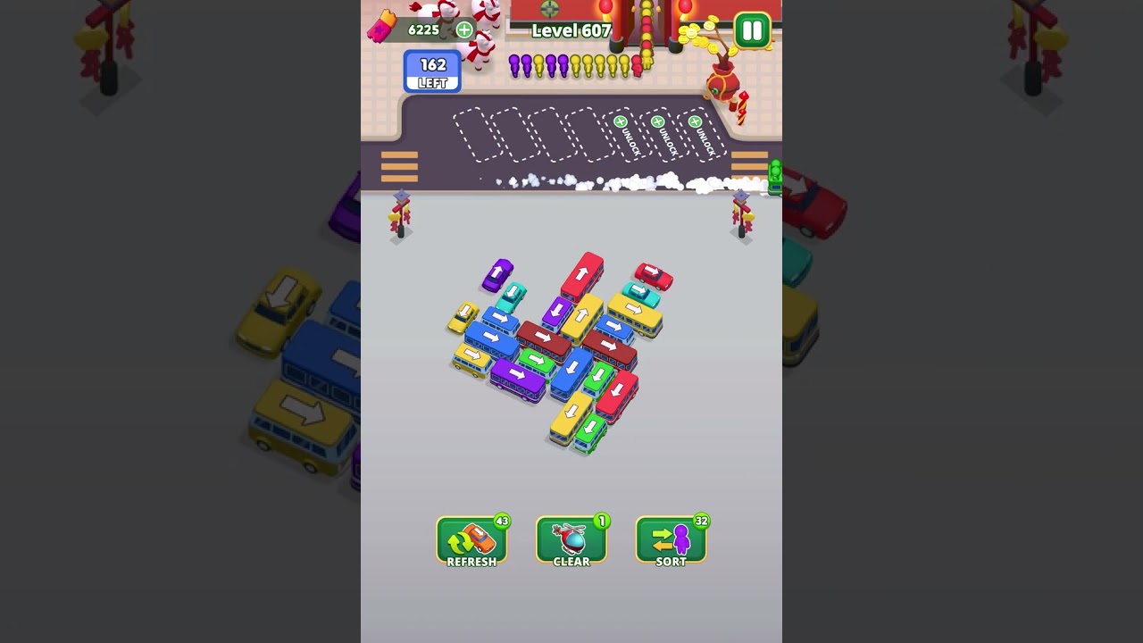 Bus Escape: Traffic Jam Level 606-607-608-609-610