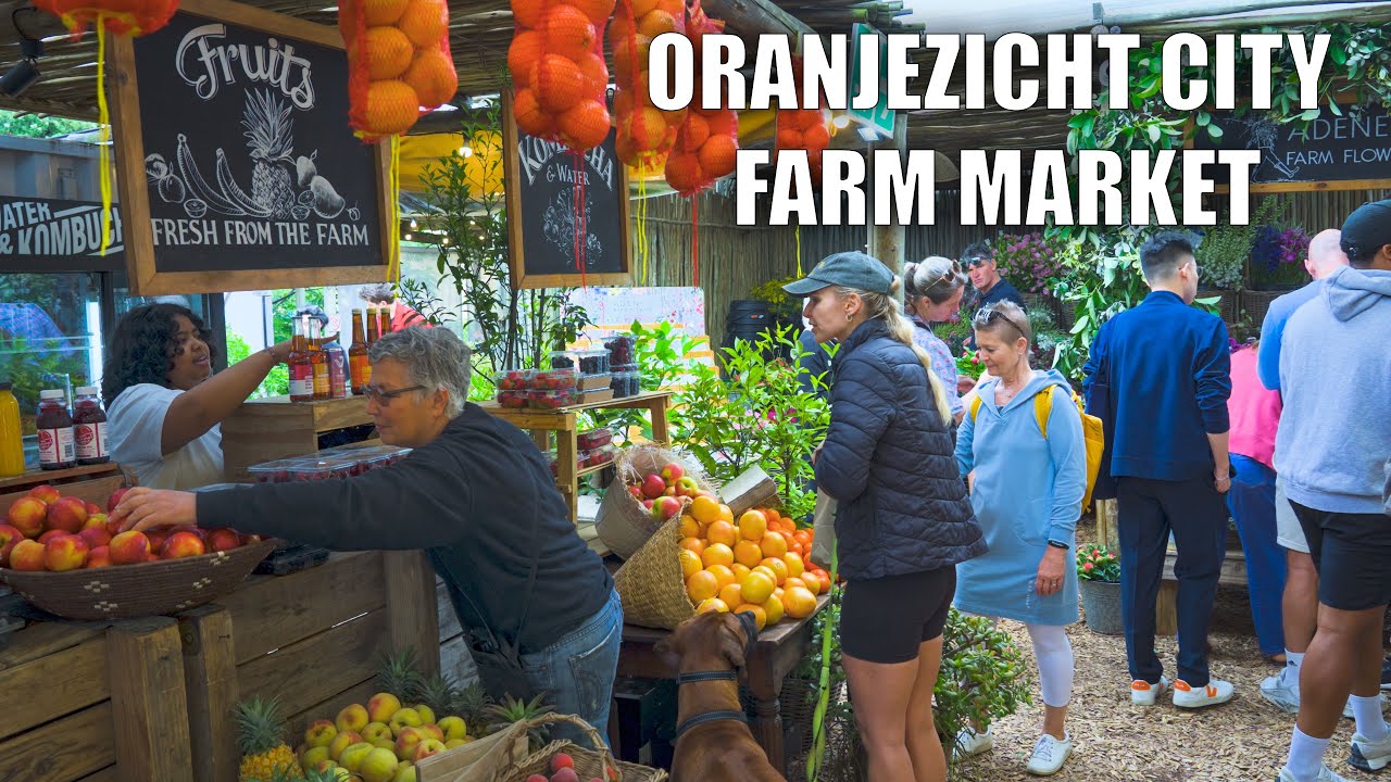 Cape Town Markets 🇿🇦 Oranjezicht City Farm Market close to the V&A Waterfront - JUST THE FOOD!