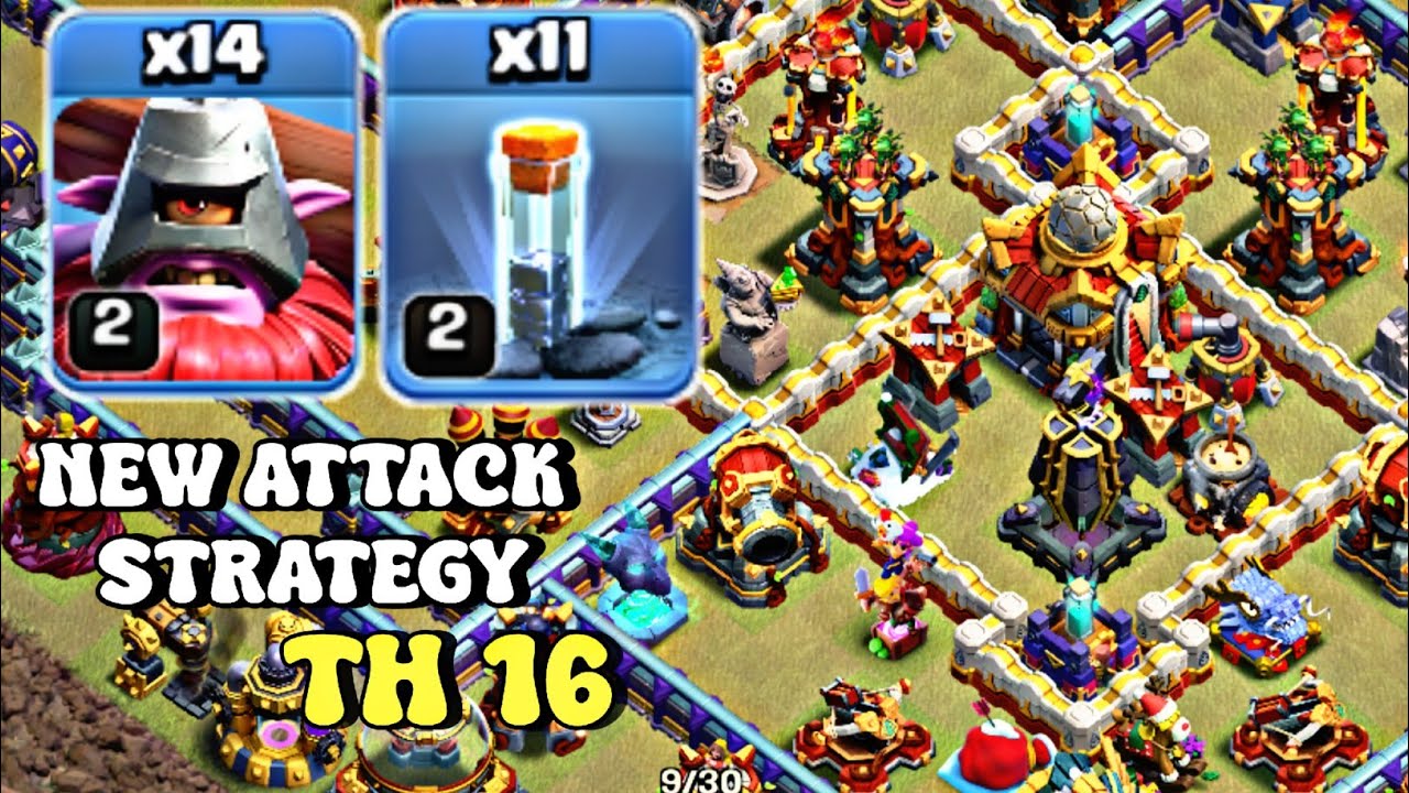 TH 16 NEW ATTACK STRATEGY! Thrower With Totem Spell | CLASH OF CLANS