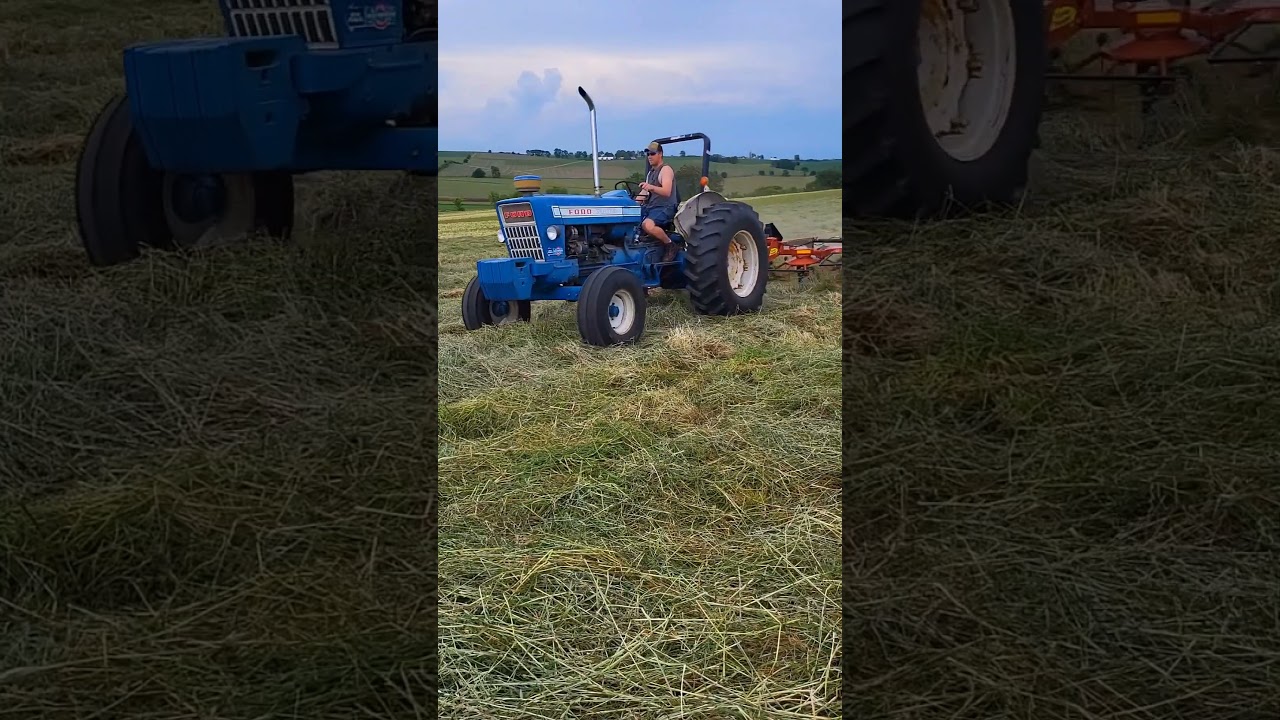 How we bale 20-30% hay! @Enduraplas #agriculture #newholland #farmer #hay #bale #farming #farm