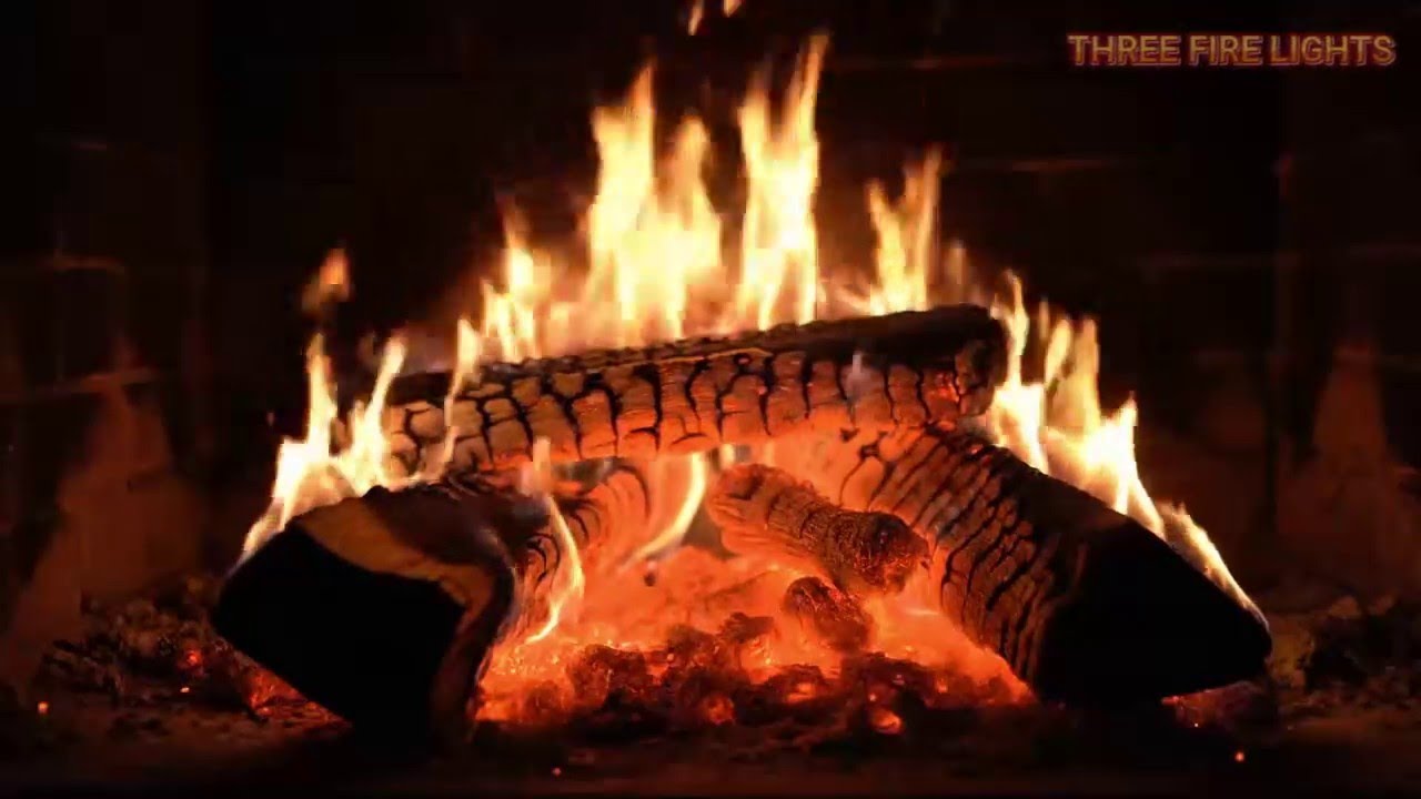 Healing Fireplace Night Smooth Jazz for Body and Mind Rest