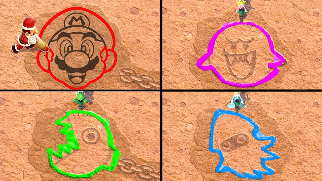 Mario Party Superstars Minigames - Mario Vs Peach Vs Yoshi Vs Rosalina (Master CPU)