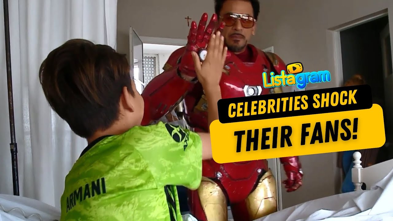 10 Times Celebrities Surprised Their Fans: Their Reactions Will Melt Your Heart!