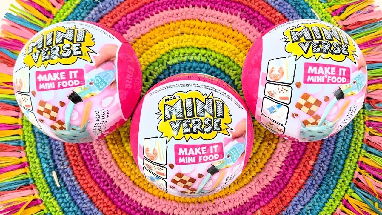 MINIVERSE MAKE IT MINI FOOD | GIVEAWAY | DINER SERIES 1 | DIY Resin Review & Tips