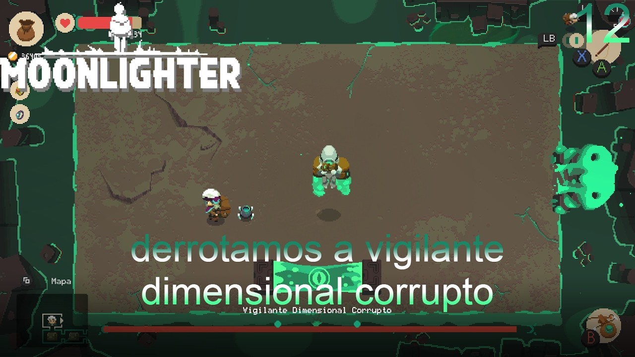 moonlighter 12 derrotamos a vigilante dimensional corrupto