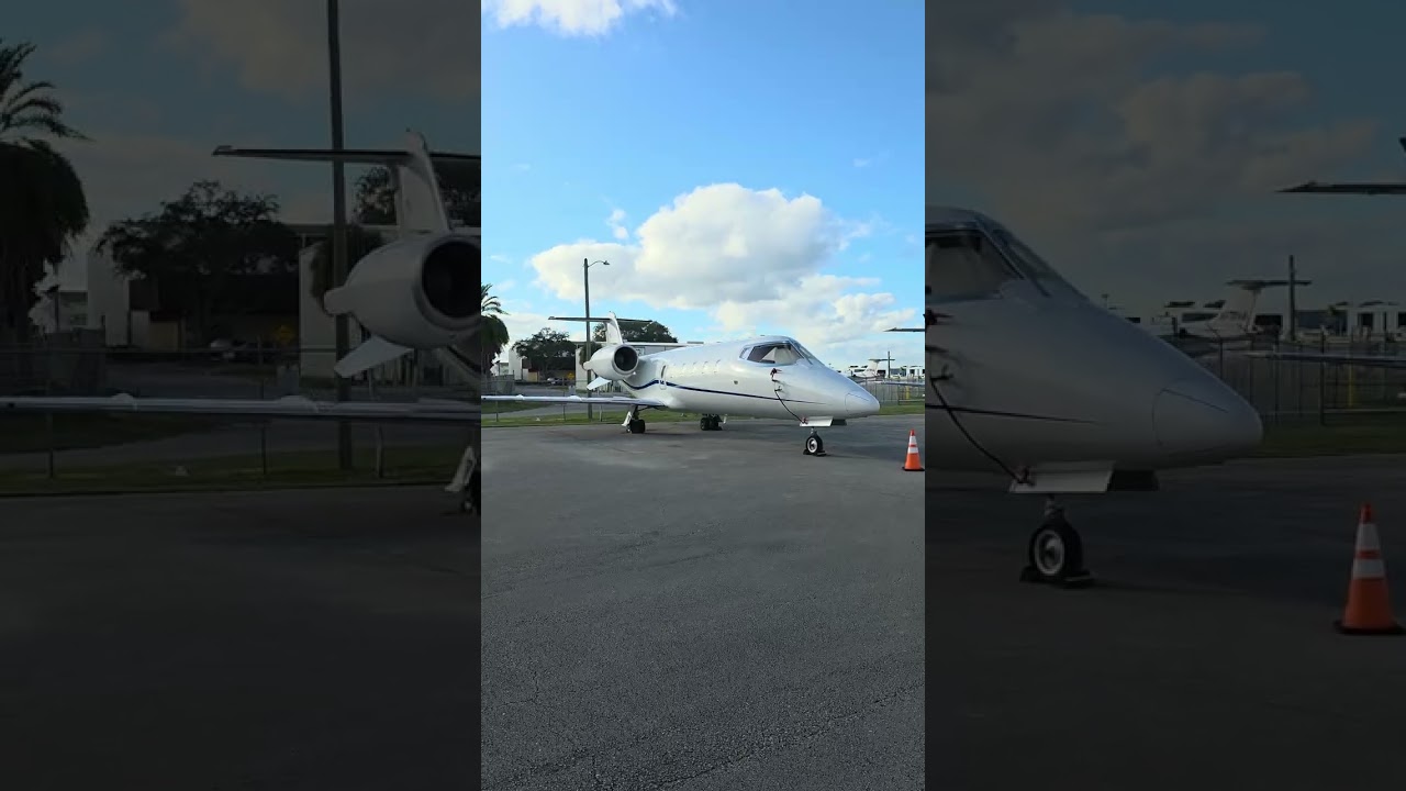 Beechcraft HS 800XP & Bombardier Learjet 60 at KFXE  Fort Lauderdale Executive