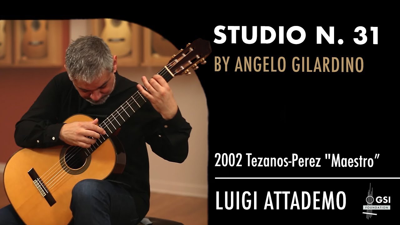 Luigi Attademo plays Angelo Gilardino's "Studio N. 31: Tema Con Variazioni" on a 2002 Tezanos-Perez