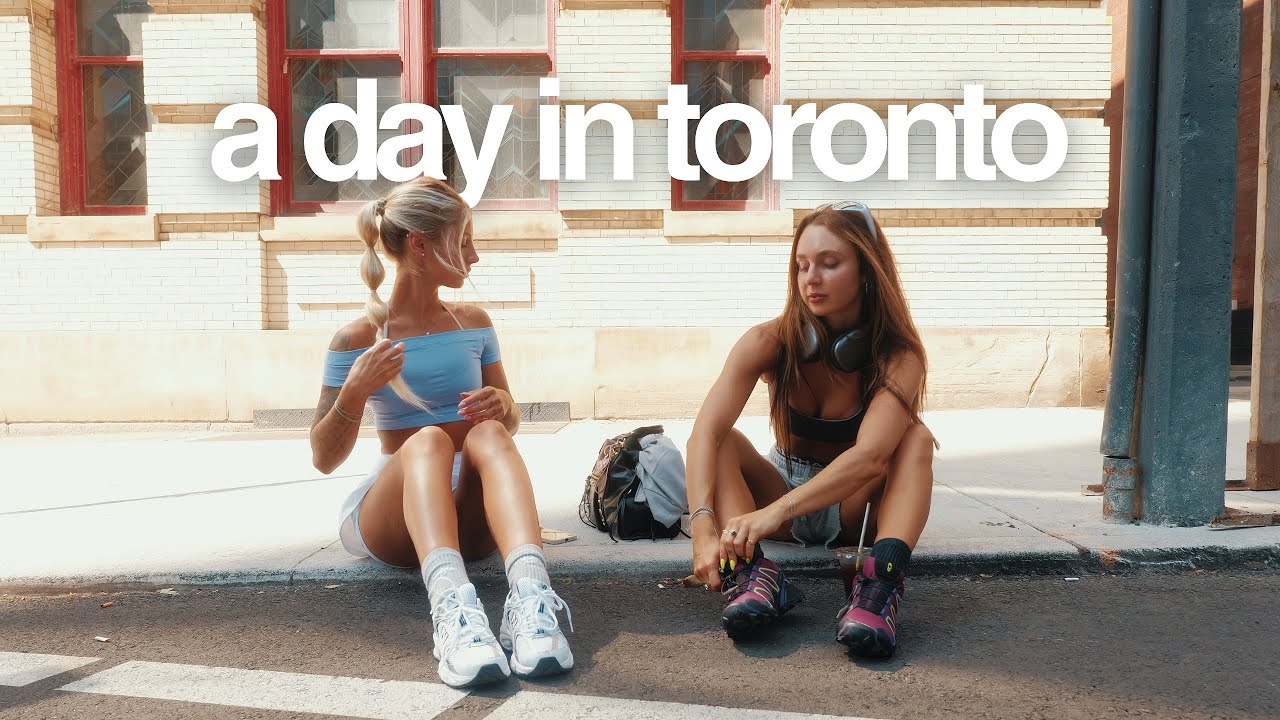 pov you spend the day with us in toronto | alphalete shoot bts + city eats