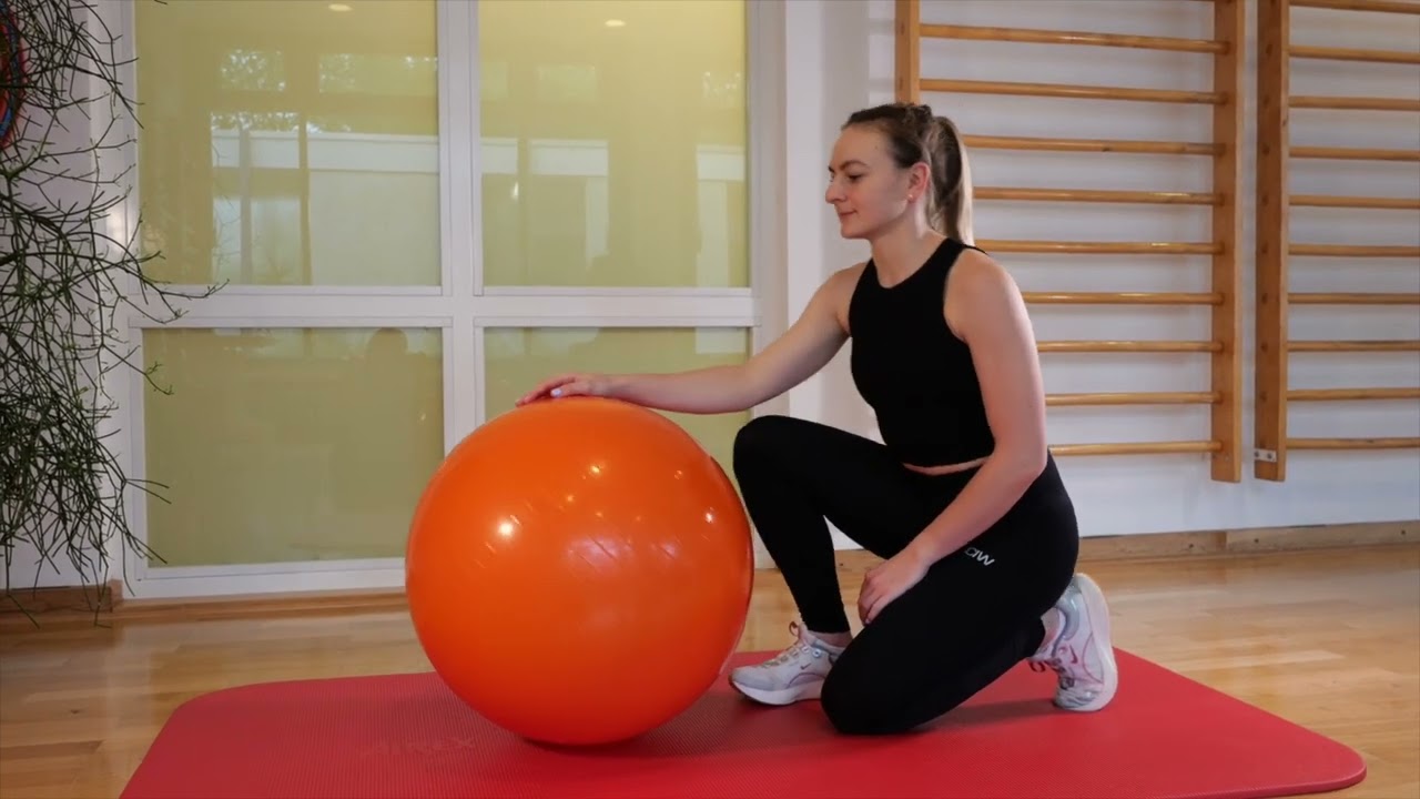 Übung mit Pezziball