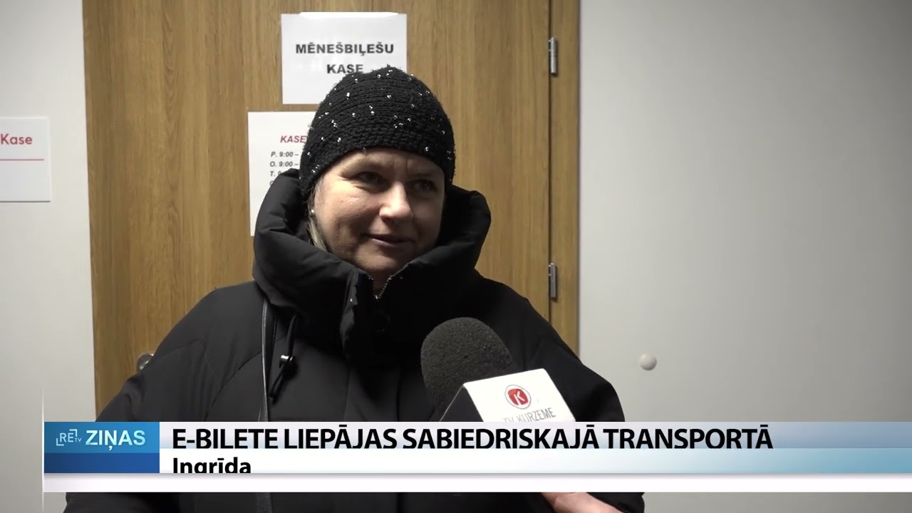 ReTV: Liepājas sabiedriskajā transportā tagad e-biļete