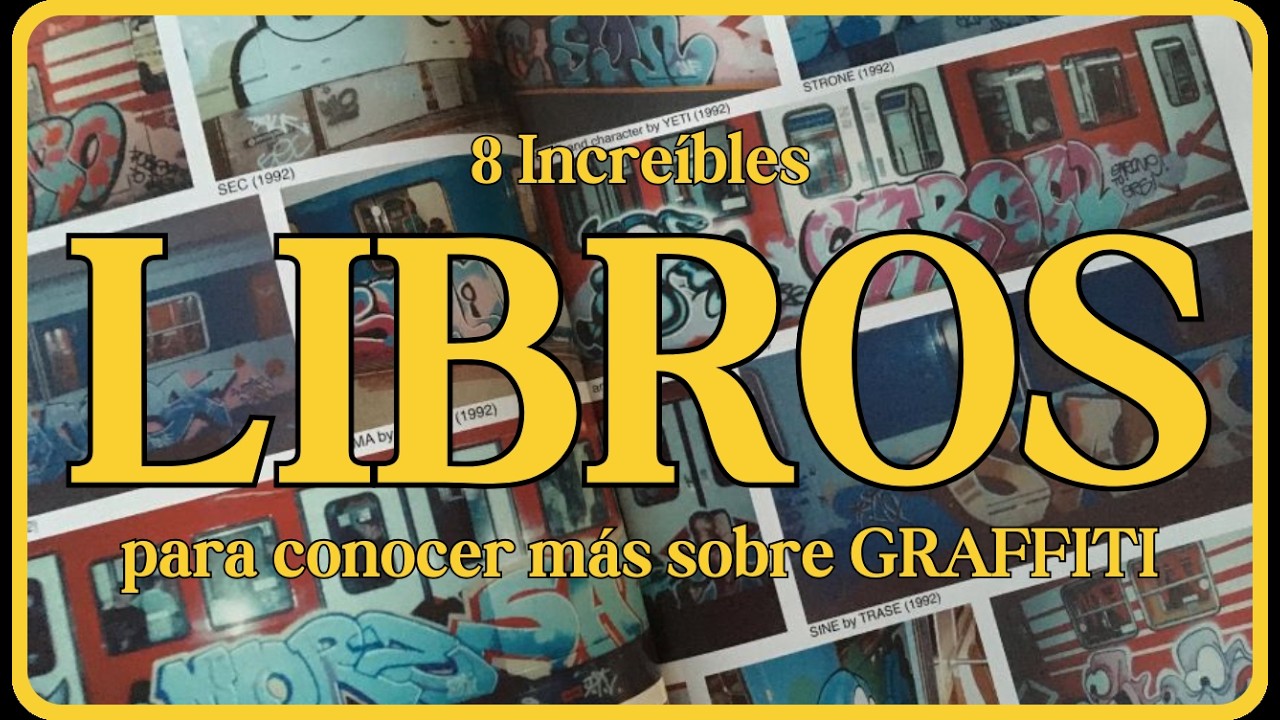 📚 TOP 8 LIBROS de GRAFFITI en ESPAÑOL ¡NO TE LOS PIERDAS!