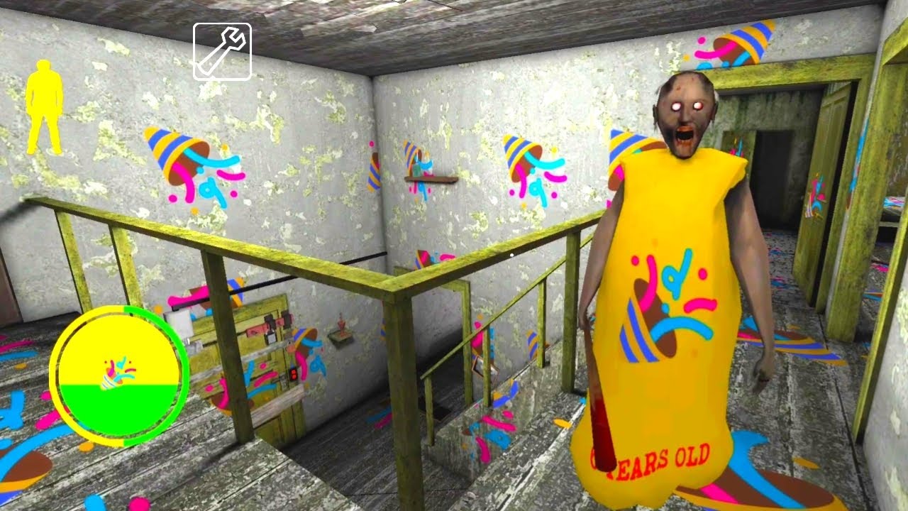 Granny Game Horror Escape Gameplay | Happy Birthday Granny 😀🎉