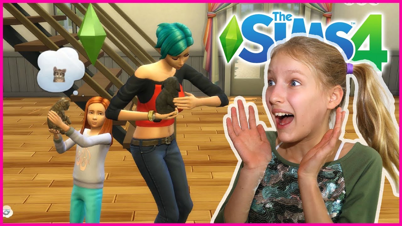 Заведите питомцев! Щенок и котёнок в SIMS