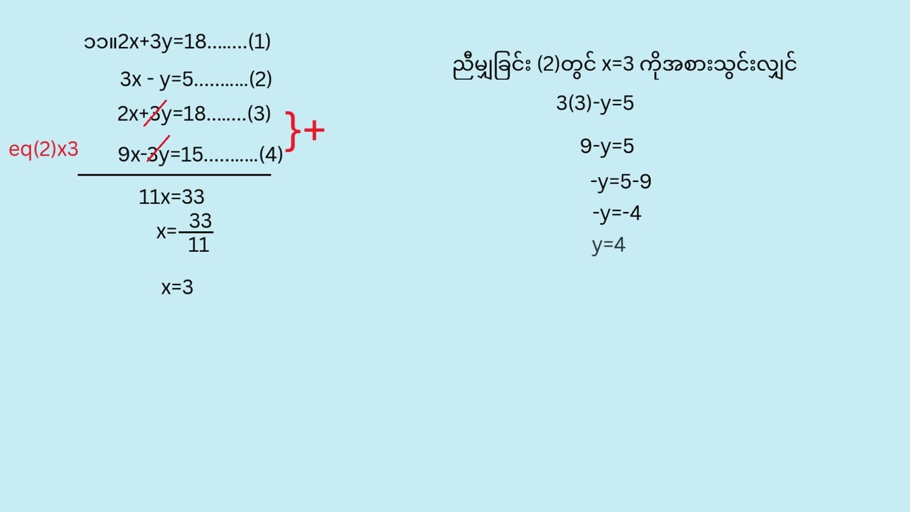 Grade 8 Maths 1 အခန်း ၈ လေ့ကျင့်ခန့် ၈.၁ နံပတ် ၁၀-၁၅ #သင်ယူလေ့လာသင်္ချာဘာသာ