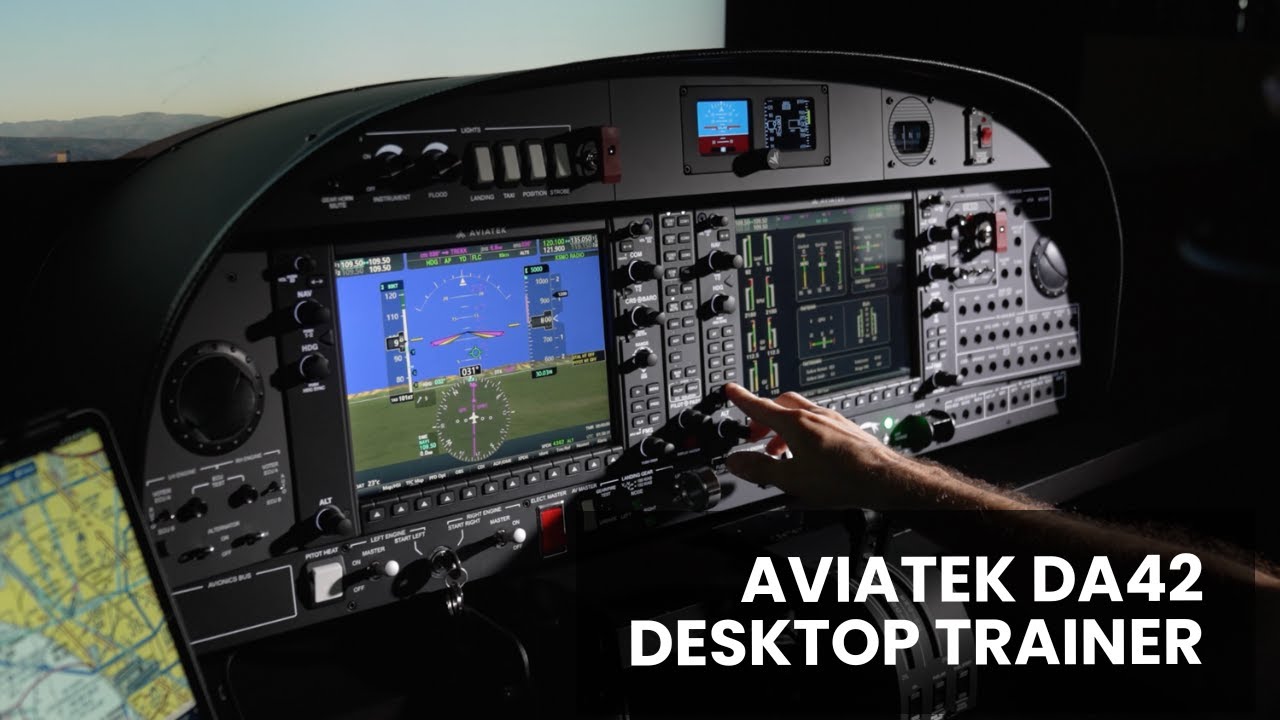 Aviatek DA42 Desktop Trainer Flight Simulator
