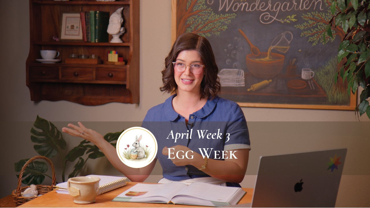 Egg Week | April Week 3 Curriculum | Natural Egg Dyeing, Easter Bread, and Wooden Egg Decorating