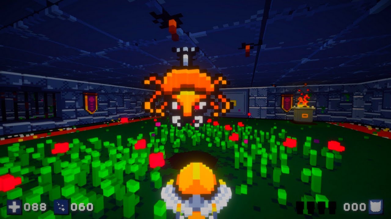 ARKOS: a first-person fantasy shooter with unique voxel render 5MG
