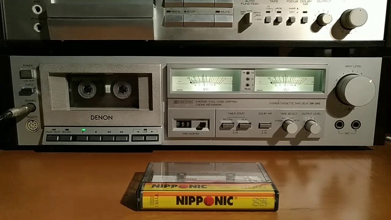 Denon DR-240 + 110 KHz Bias + Hi-B Permalloy Head