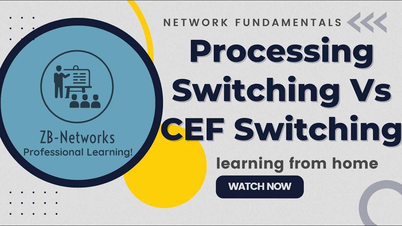 Processing Switching Vs CEF Switching | Network Fundamentals