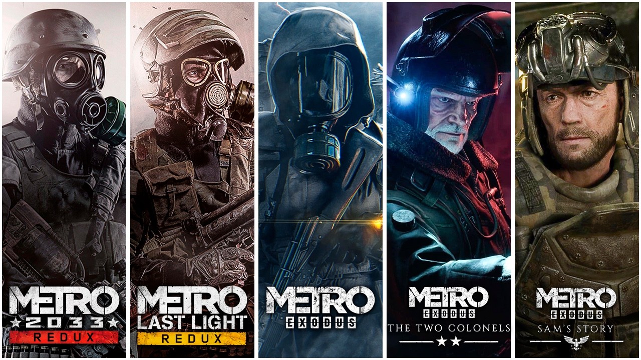 METRO: POST-APOCALYPTIC SAGA (Metro 2033, Last Light, Exodus + 2 DLC) - FULL GAME [2K 60FPS PC]