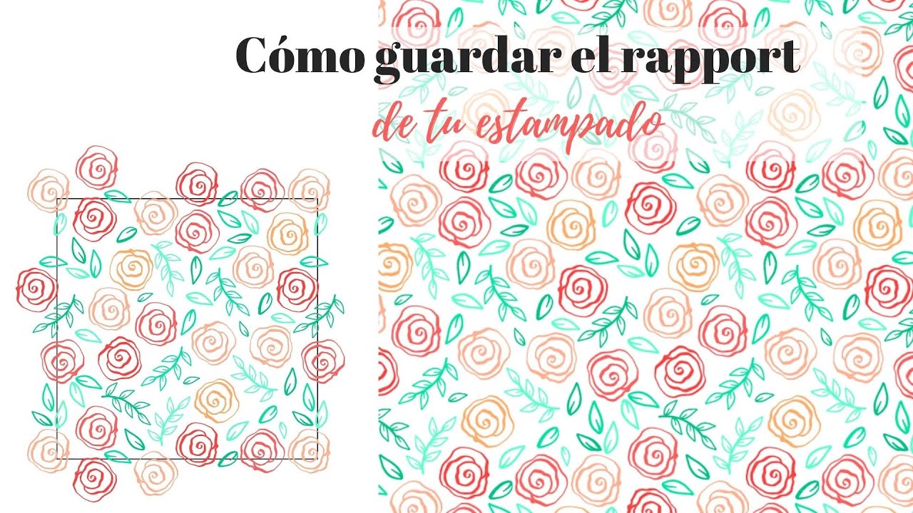 Guarda el rapport de tu estampado