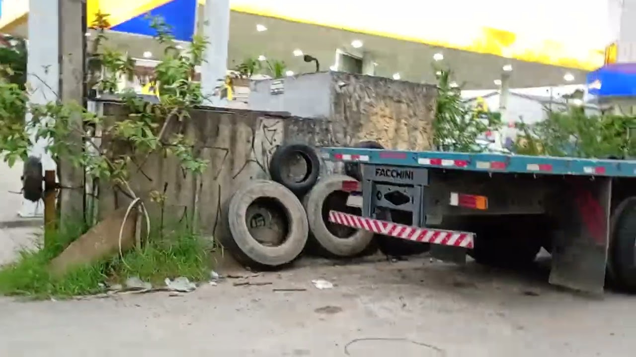 É assim que o caminhão vai se acabando 