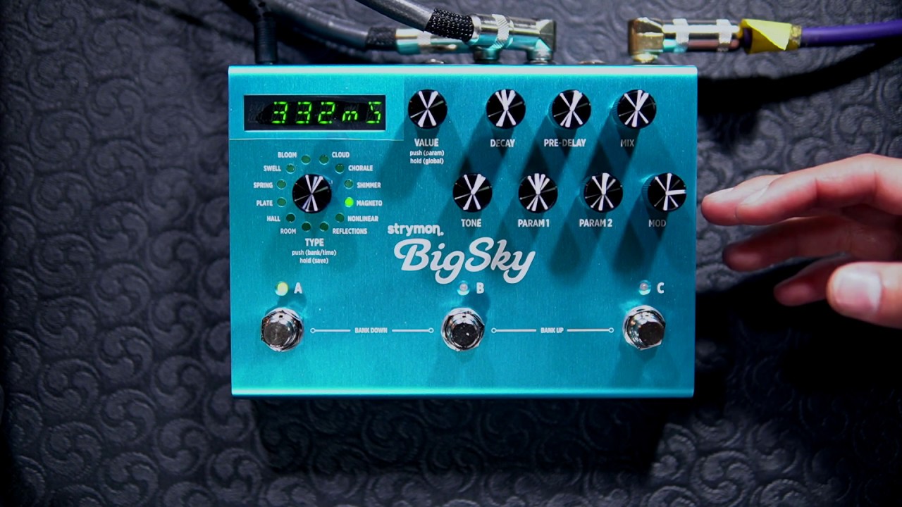 Strymon Bigsky reverb demo en español.