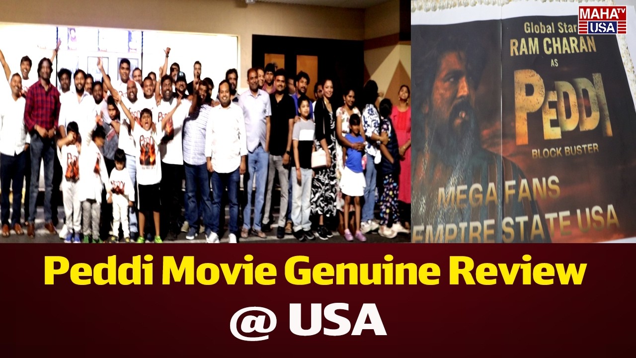 Peddi Movie Review in USA | Ram Charan | Peddi Review | Peddi Public Talk | @mahatvusa