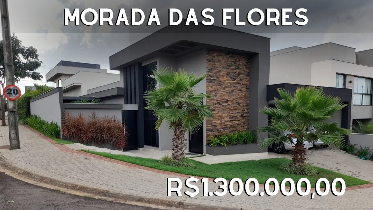 Casa térrea de esquina em condomínio fechado | condomínio morada das Flores