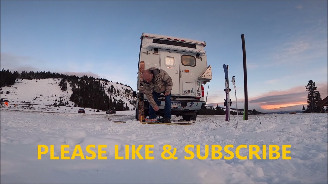 Skinning & Skiing Continental Divide Trail Berthoud Pass Colorado