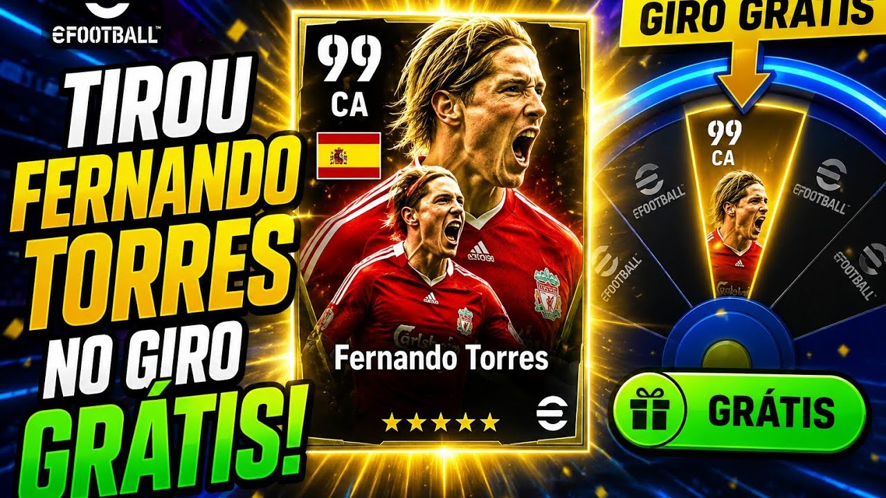 ELE VEIO !!!! TIREI O FERNANDO TORRES NO GIRO GR&Aacute;TIS DO EFOOTBALL ! 