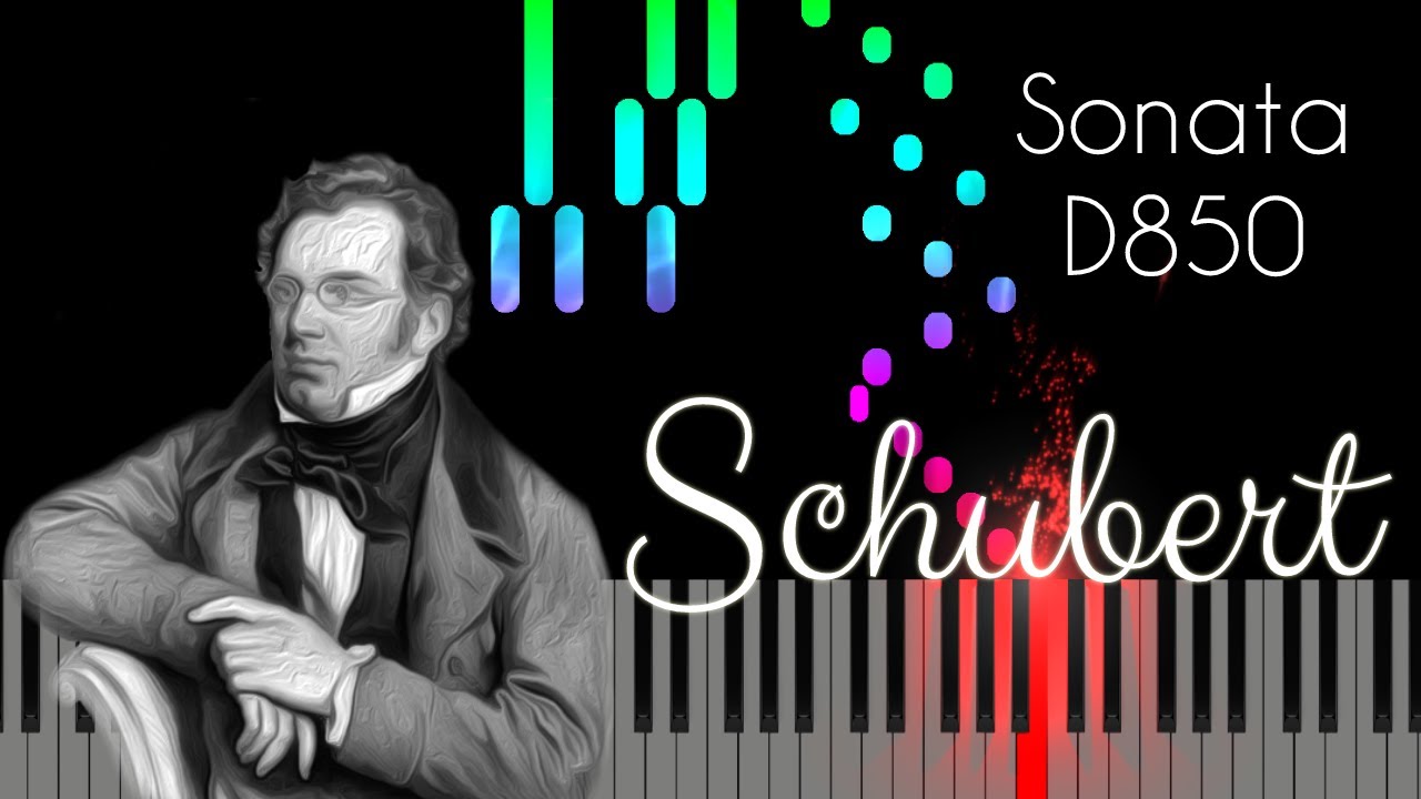 Schubert | Sonata D850 Op. 53 D major - 1st Movement | Visual Classical Piano