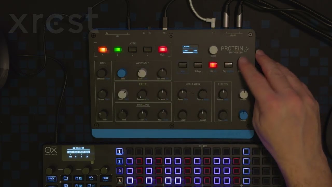 Waldorf Protein Unboxing and Some Presets