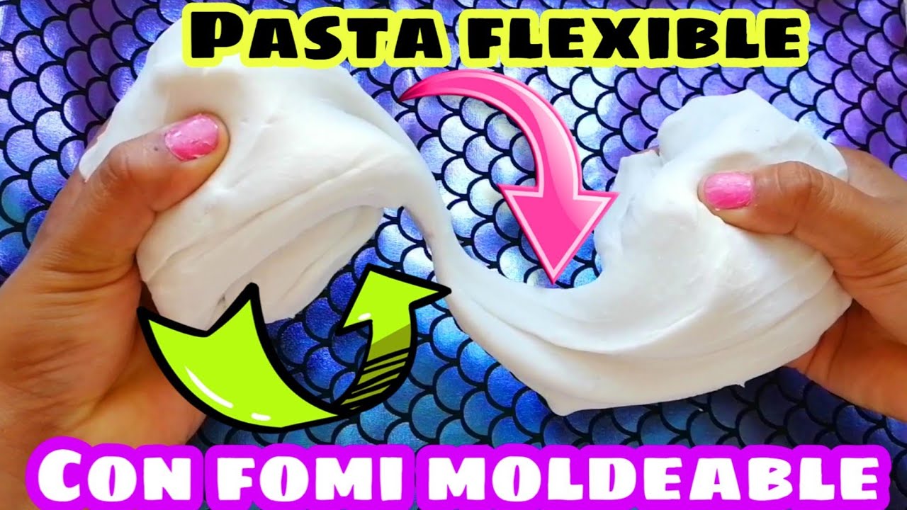 PASTA FLEXIBLE CASERA- porcelana fr&iacute;a - fomi moldeable