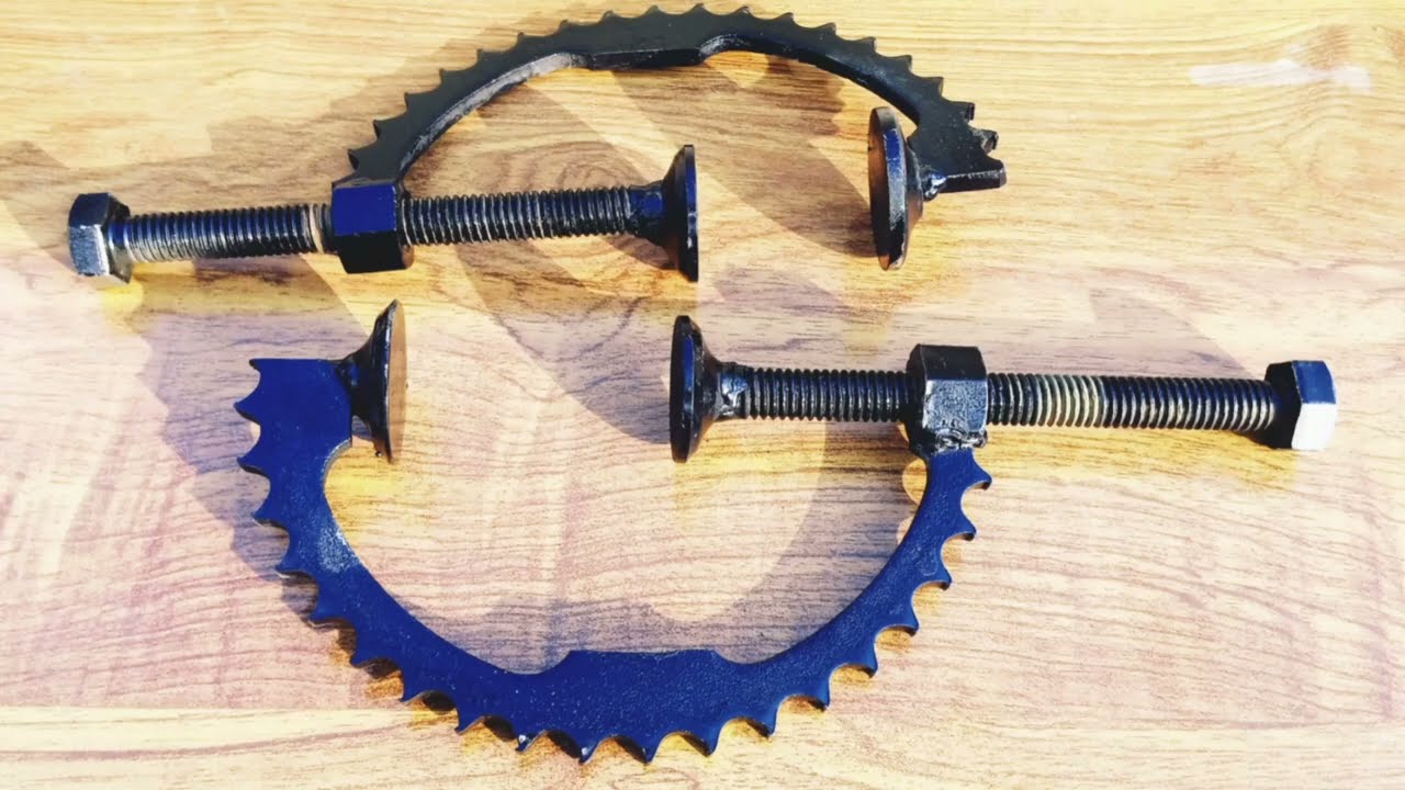 How to make C clamp using old Sprocket ( diy C clamp)