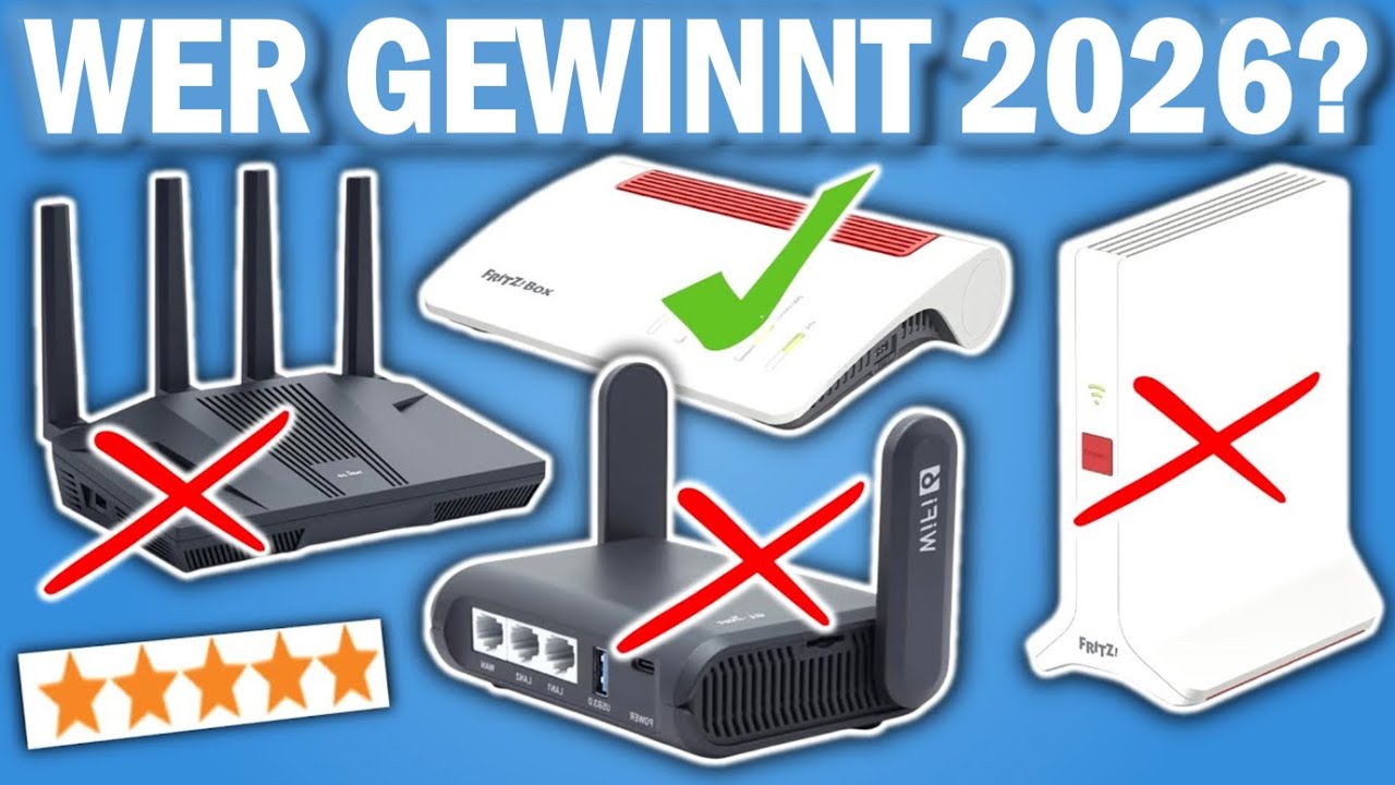 Die besten WLAN ROUTER 2026 | Top 5 WLAN Router im Vergleich