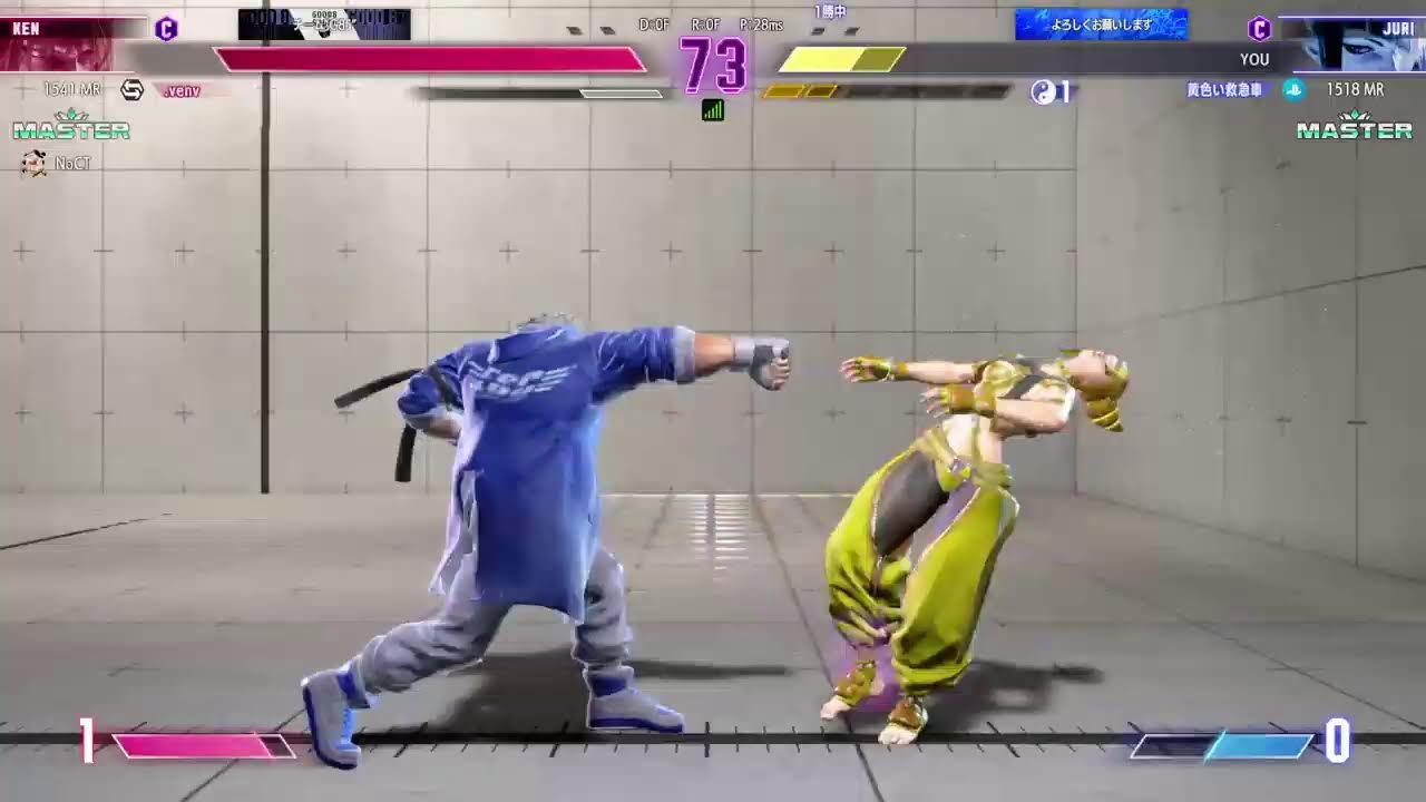 【スト6】 初心者ジュリ　寝る前ランクマ